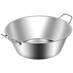 Bassine à gras et à confiture 38 cm Inox