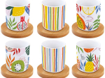 Coffret 6 tasses à café 11 cl Tutti Frutti