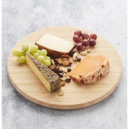 Plateau rond pivotant 35 cm en bambou