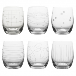 Lot de 6 gobelets fb 30cl graphik